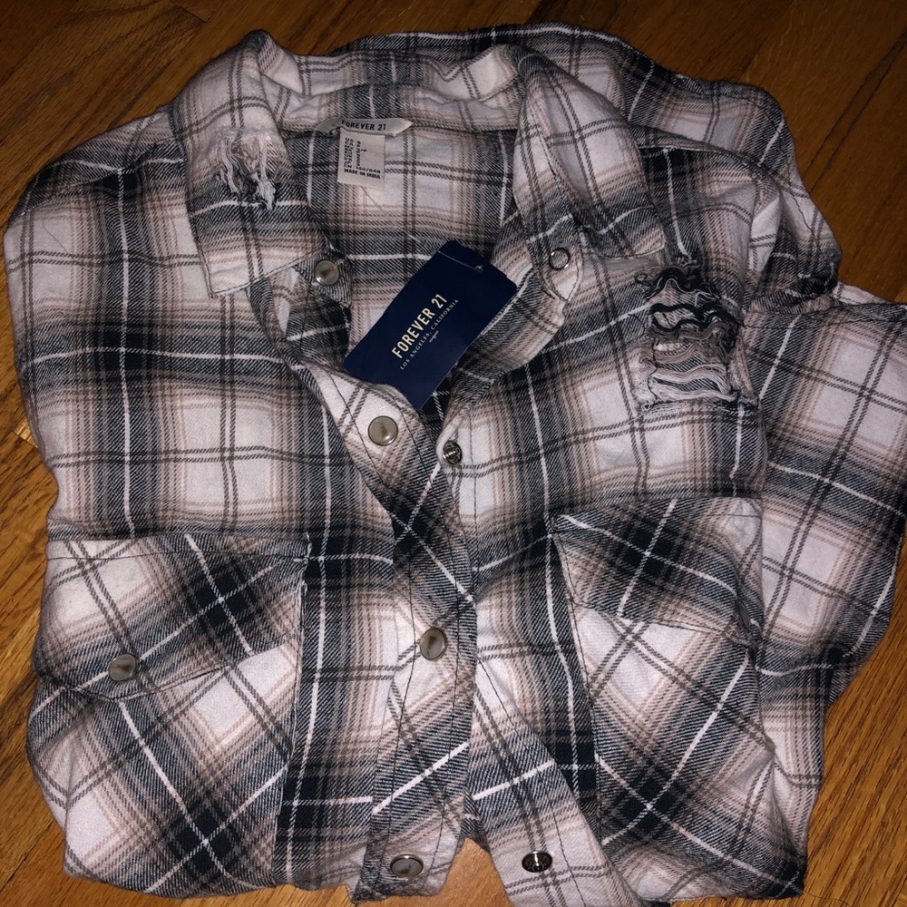Flannel shirt, forever 21, NWT, small